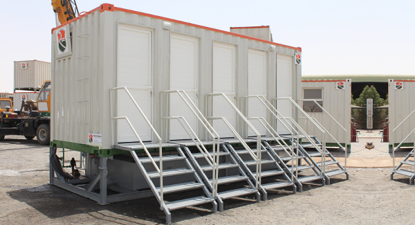 Ablution Cabin and Container