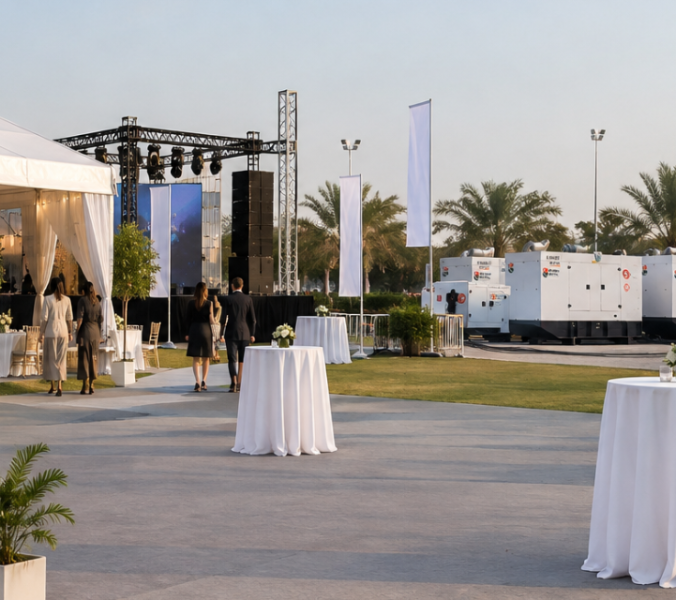 Generator Hire for Events in the UAE Generator Hire for Events in the UAE